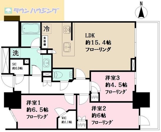 幕張ベイパークスカイグランドタワーの物件間取画像